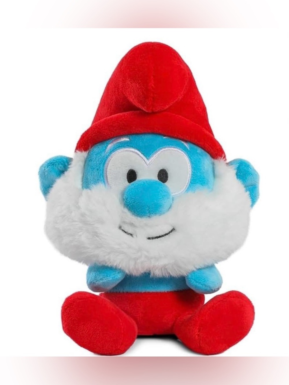 Papa Smurf Plush Toy - Blue and Red